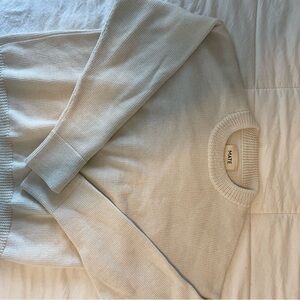 MATE the Label Off-White Crew Neck Sweater